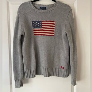 Ralph Lauren American Flag Sweater